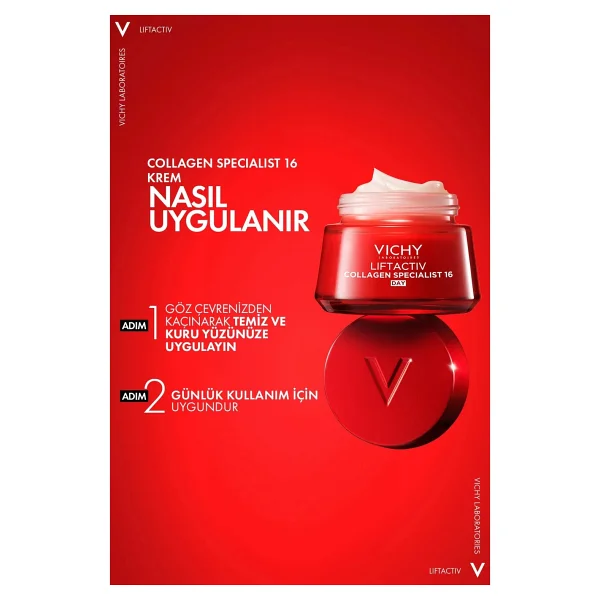 Vichy Liftactiv Collagen Specialist Nuit Yaşlanma Karşıtı 50 Ml Gece Kremi - Görsel 10