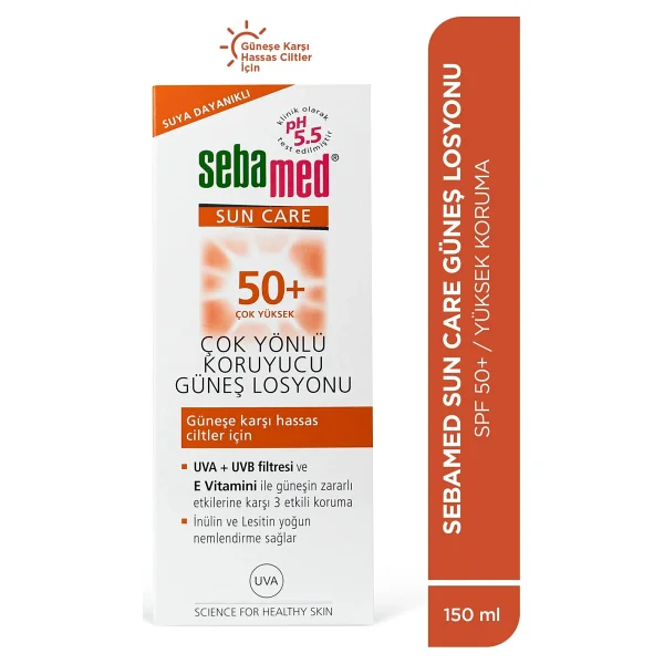Sebamed Sun Care Çok Yönlü Koruyucu 150 Ml 50 Faktör Güneş Losyonu - Görsel 5