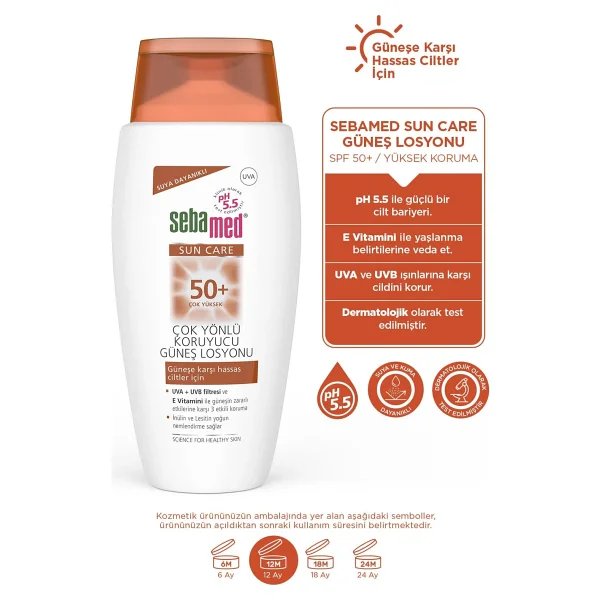 Sebamed Sun Care Çok Yönlü Koruyucu 150 Ml 50 Faktör Güneş Losyonu - Görsel 9