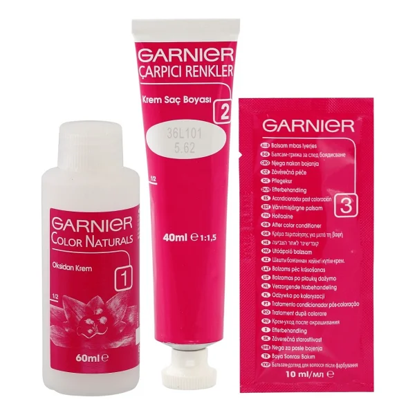 Garnier Çarpıcı Renkler 5.62 Parlak Lal Kızılı Saç Boyası - Görsel 10