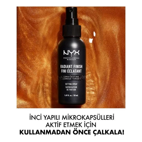 Nyx Professional Makeup Makyaj Sabitleme Spreyi 60 Ml Mat Bitiş Vegan Kuru Ciltler İçin - Görsel 9