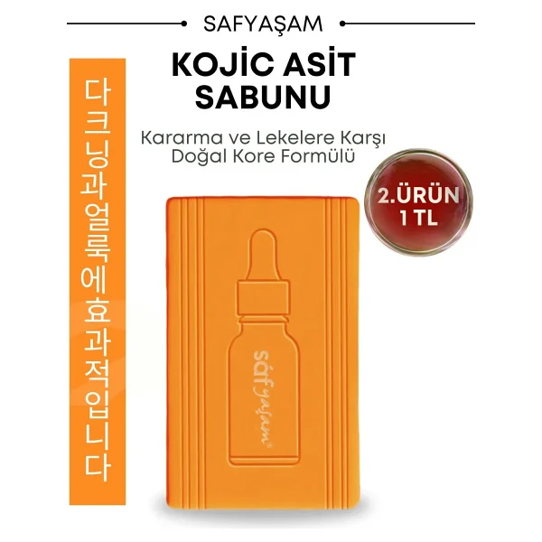 Kojik Asit Sabunu Leke Karşıtı Cilt Dostu Korea Sabunu - Görsel 4