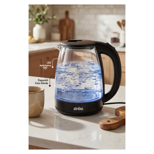 Sinbo Sk-8043 1.8 Lt 1500 W Cam Kettle - Görsel 9
