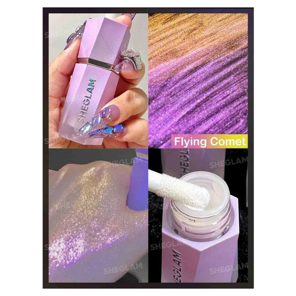 Sheglam Chroma Glow Bloom Flying Comet Likit Highlighter - Görsel 4