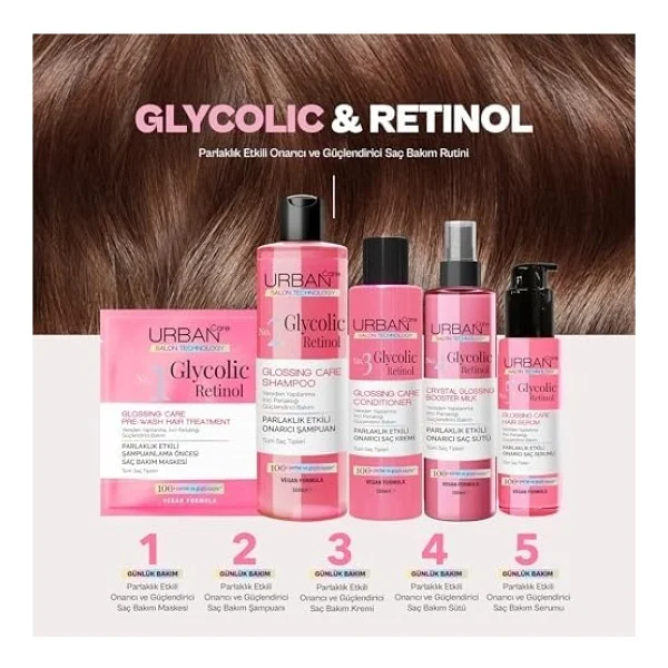 Urban Care No.2 Glycolic Retinol Parlaklık Etkili 350 Ml Şampuan - Görsel 2
