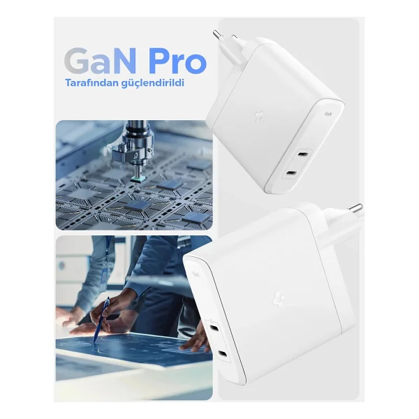 Spigen Ach06033 140 W Type-C Hızlı Şarj Adaptörü - Görsel 3