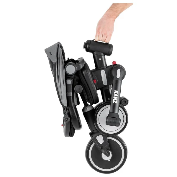 Kanz Trail Elite 7 İn 1 Gri Katlanabilir Bebek Bisikleti - Görsel 10