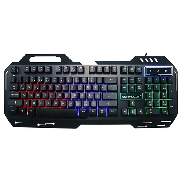Konfulon V1 RGB Kablolu Oyuncu Klavyesi - Görsel 7