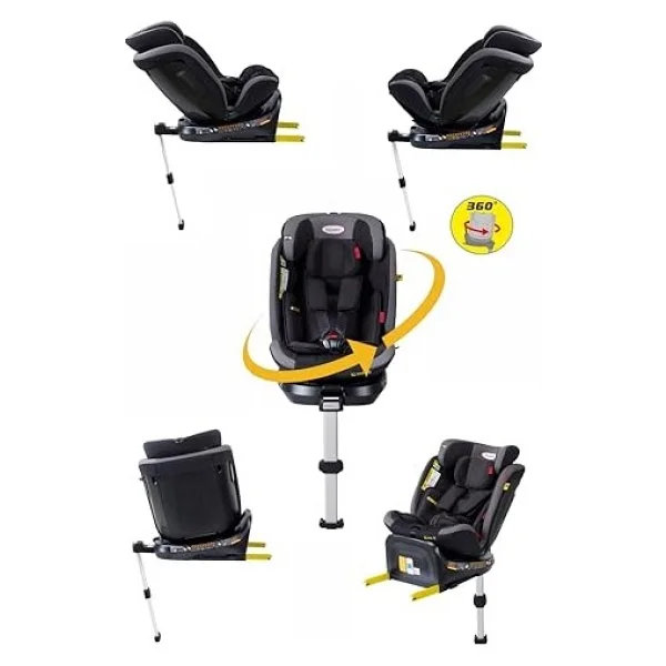 Holmer Capsula Multipro Aero 3d Legfix I-Size 40-150cm (360° Dönebilir) 0-36kg Isofix Oto Koltu - Görsel 5
