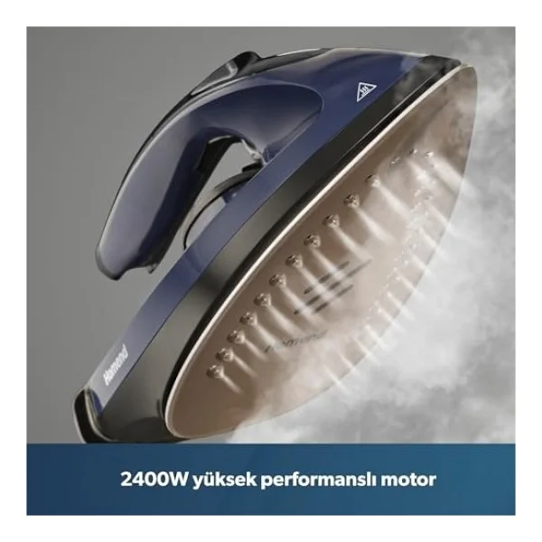 Homend Steamwork 1168h Lacivert 2400 W Buhar Kazanlı Ütü - Görsel 5