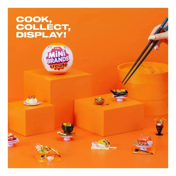 ZURU Mini Brands Create MasterChef Seri 2 Sürpriz Kapsül Mini Yemek Yapım Seti 8+ Yaş - Görsel 3