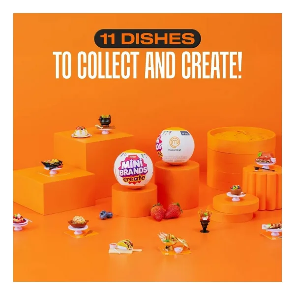 ZURU Mini Brands Create MasterChef Seri 2 Sürpriz Kapsül Mini Yemek Yapım Seti 8+ Yaş - Görsel 5