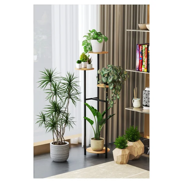 Retodesign Retodesign 4 Yuvarlak Rafli Çiçeklik 1480 - Görsel 7