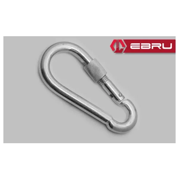 Ebru Vidalı Karabina, Kanca, Çengel 10mm - 2 Adet - Görsel 2