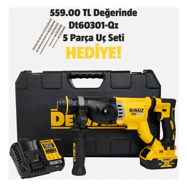 Dewalt Dch263p1 18 V 5 Ah Akülü Kırıcı-Delici - Görsel 2