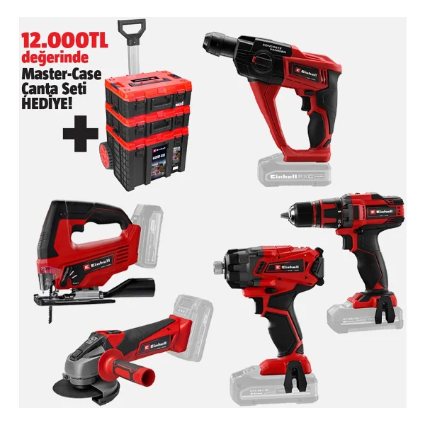 Einhell Pxc 18v 5'li Makine Seti - Görsel 5