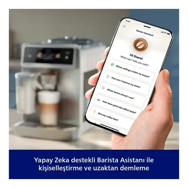 Philips 8000 Serisi Lattego Pro Kahve Makinesi Evde Kafe Kalitesi 54 Farklı Sıcak Ve Soğuk Içecek Silentbrew Teknolojisi İle Daha Sessiz - Görsel 4