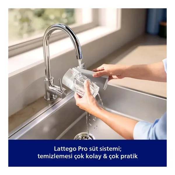 Philips 8000 Serisi Lattego Pro Kahve Makinesi Evde Kafe Kalitesi 54 Farklı Sıcak Ve Soğuk Içecek Silentbrew Teknolojisi İle Daha Sessiz - Görsel 9