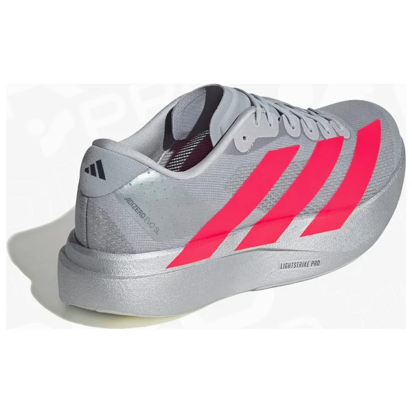 Adidas Adizero Evo Sl Kı3381 Gri-Kırmızı Erkek Koşu Ayakkabısı - Görsel 3