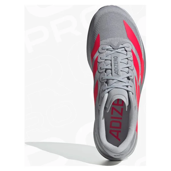 Adidas Adizero Evo Sl Kı3381 Gri-Kırmızı Erkek Koşu Ayakkabısı - Görsel 5