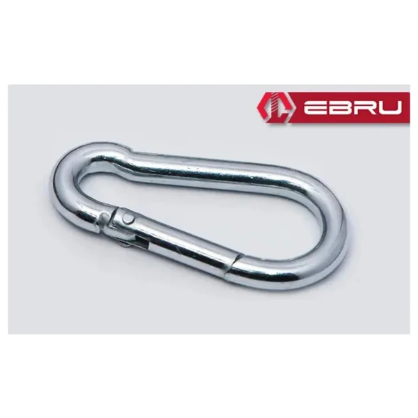 Ebru Yaylı Karabina, Çengel, Kanca 4mm - 5 Adet - Görsel 2