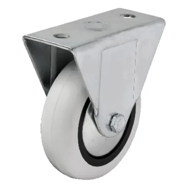Hts 355 - 75x25 Mm Pvc Makaralı Sabit Teker 4 Adet - Görsel 2