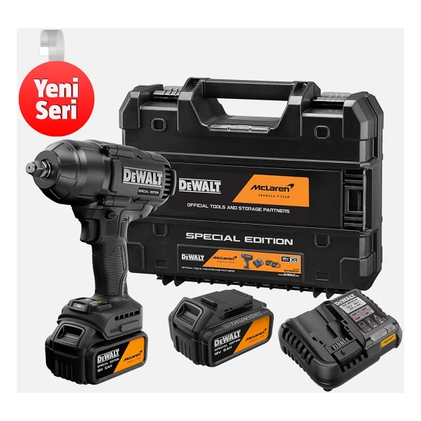 Dewalt Dcf99mp2t-Qw Mclaren 1/2" Somun Sıkma + 2x5ah Akü Set - Görsel 3