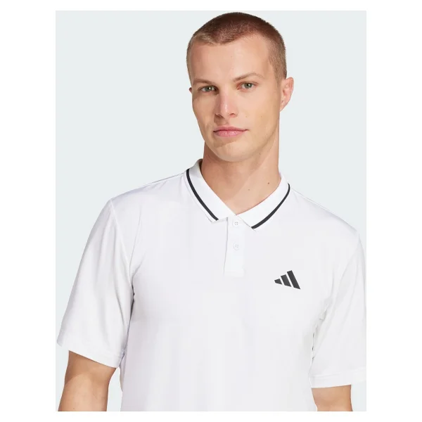 Adidas Club Tennis Climacool Pique Jd8644 Beyaz Kısa Kollu Polo Yaka Erkek Tişört - Görsel 4