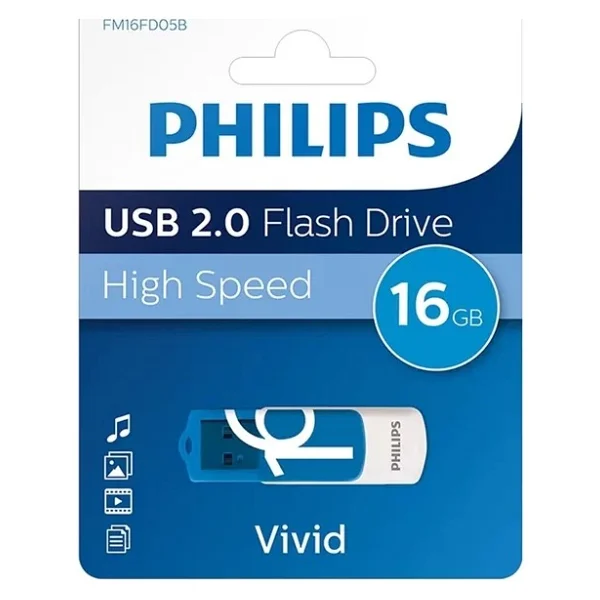 Philips 16 GB Vivid Edition Fm16fd05b USB Bellek - Görsel 2