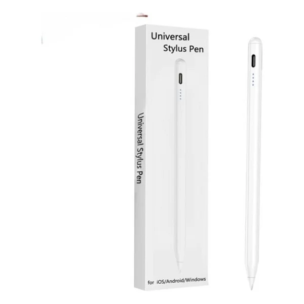 Fioplus Fp01 Beyaz Stylus Kalem - 4096 Basınçlı, Hassas Dokunmatik Tablet Kalemi + 1 Yedek Uç - Görsel 5