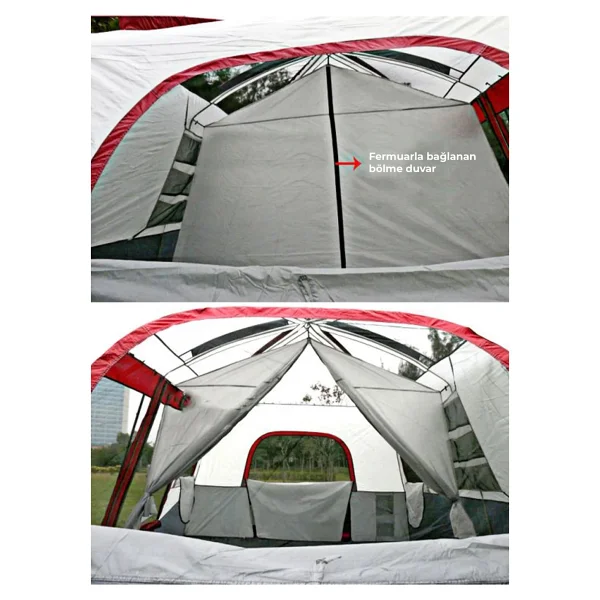 Nurcamp 430x305x203 Cm 2 Odalı 2 Kişilik Çadır - Görsel 5