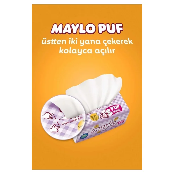 Maylo Puf Kağıt Mendil 150'li 4 Adet - Görsel 6
