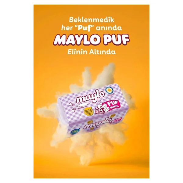 Maylo Puf Kağıt Mendil 150'li 4 Adet - Görsel 7