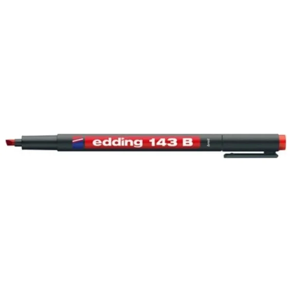 Edding 143b 3 Mm Kesik Uç Kırmızı Asetat Kalemi - Görsel 7