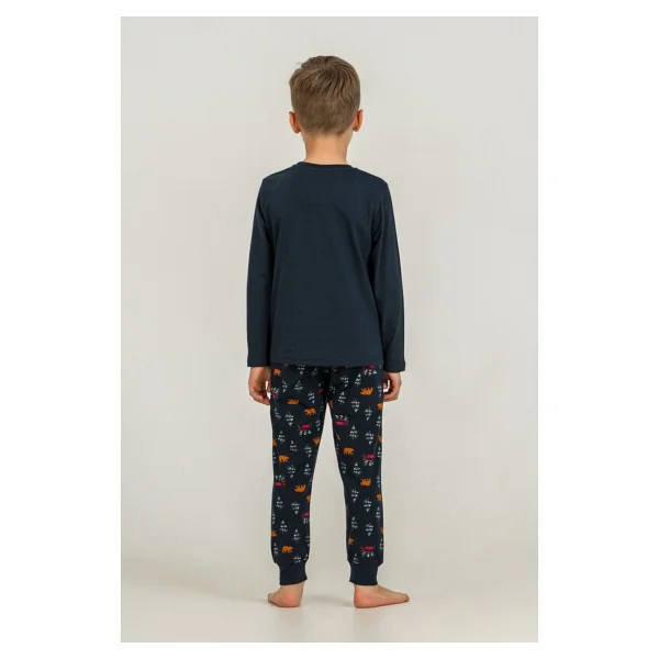 Rolypoly Be Happy Everyday Baba Oğul Lacivert Uzun Kol Pijama Takım Rp3933-A-V1 Rp3933-A-V1 - Görsel 3