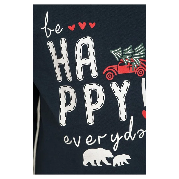 Rolypoly Be Happy Everyday Baba Oğul Lacivert Uzun Kol Pijama Takım Rp3933-A-V1 Rp3933-A-V1 - Görsel 5