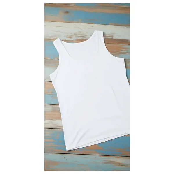 Tutku 6'lı Erkek Penye Atlet%100 Pamuk-Beyaz 3xl - Görsel 2