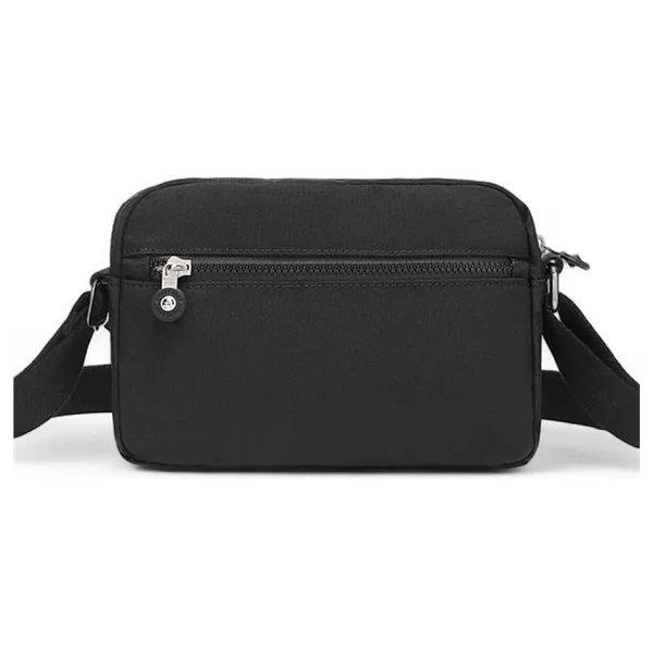 Smart Bags Postacı Kadın Çantası Krinkıl Kumaş 3166 - Siyah - Görsel 3