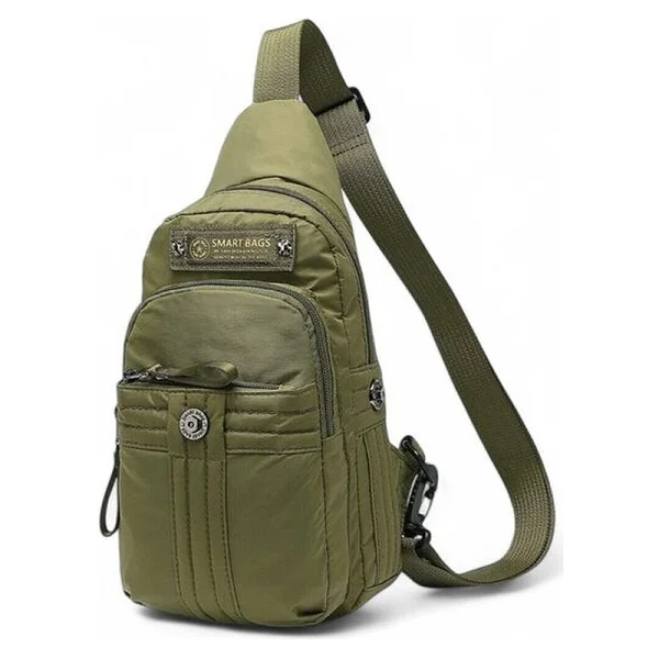 Smart Bags Bodybag Uniseks Omuz Askılı Çapraz Postacı Çanta 8712 - Koyu Yeşil - Görsel 2