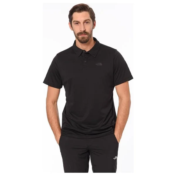 The North Face Tanken Nf0a2wazjk31 Siyah Kısa Kollu Polo Yaka Erkek Tişört - Görsel 5