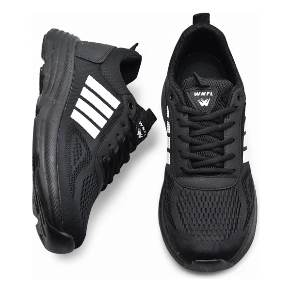 4310-1 Tam Ortopedik Taban Unisex Spor Ayakkabı Yazlık Hafif Eva Taban Günlük Spor Ayakkabı - Lacivert - 40 - Görsel 9