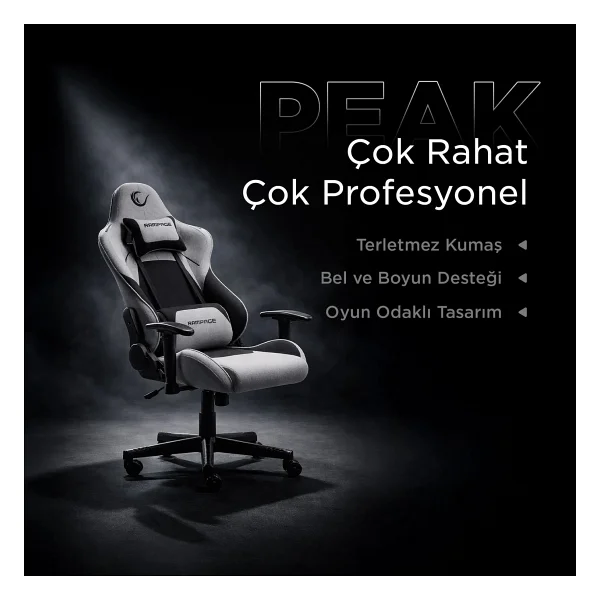 Rampage Kl-R26 Peak Kumaş Oyuncu Koltuğu - Görsel 3