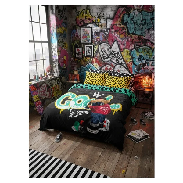 Helen George Teddy Cool Çift Kişilik Nevresim Takımı - Görsel 3