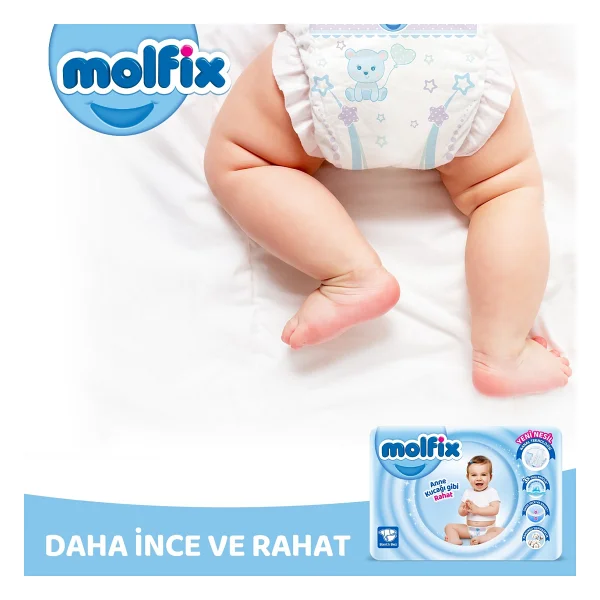 Molfix 5 Numara Junior 78'li 2 Adet Bebek Bezi - Görsel 6