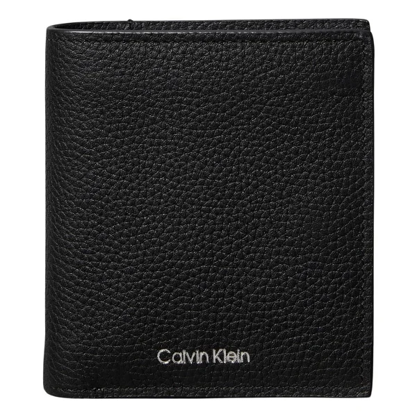 Calvin Klein Foıl Emboss Slim Trıfold W Card Cüzdan Erkek Black Tek Beden - Görsel 6