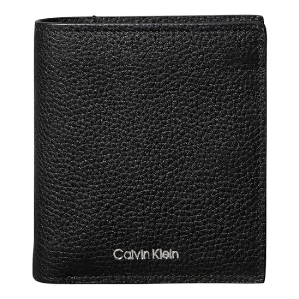 Calvin Klein Foıl Emboss Slim Trıfold W Card Cüzdan Erkek Black Tek Beden - Görsel 2