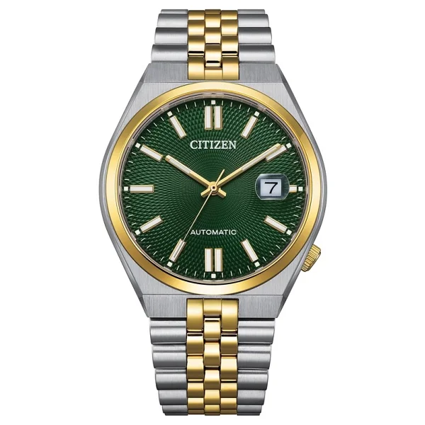 Citizen Tsuyosa Nk0024-54x Altın-Yeşil Erkek Kol Saati - Görsel 3