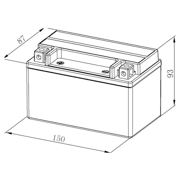 Bosch M6 007 12 V 6 Ah 105 A En Motosiklet Aküsü - Görsel 2
