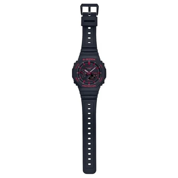 Casio G-Shock Ga-B2100bnr-1adr Silikon Kordon Siyah-Kırmızı Erkek Kol Saati - Görsel 4