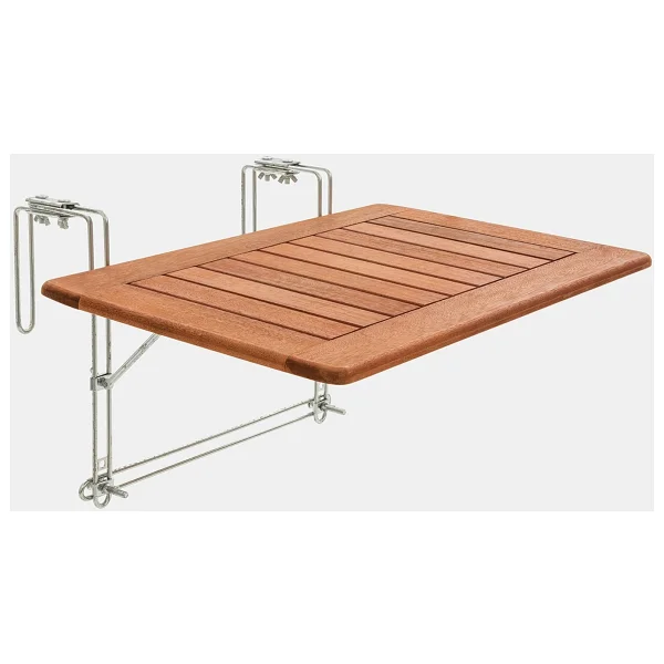Sunfun Diana Katlanır Ahşap Balkon Masası - Görsel 7